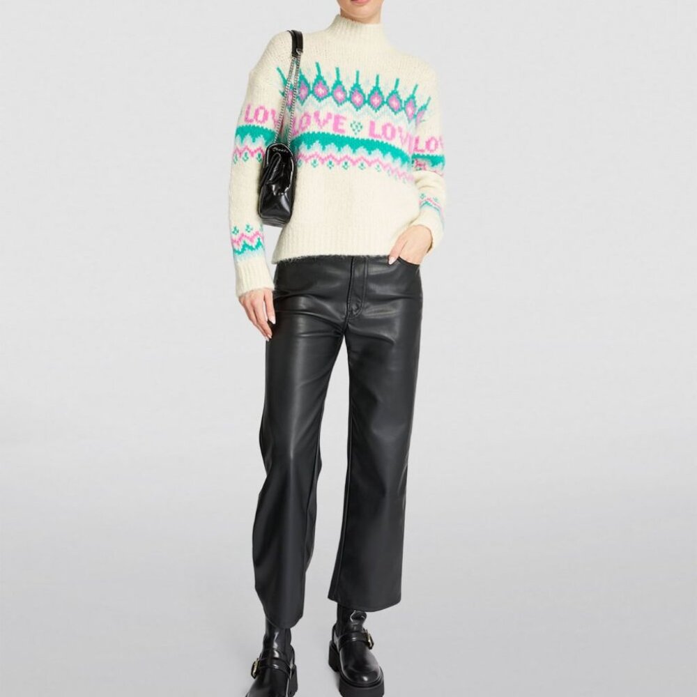 SANDRO  Wool-Blend Love Sweater